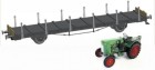 523601 Fleischmann Flat car loaded with tracktor